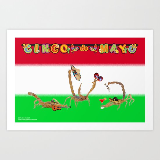 Happy Cinco de Mayo from Arizona Art Print
