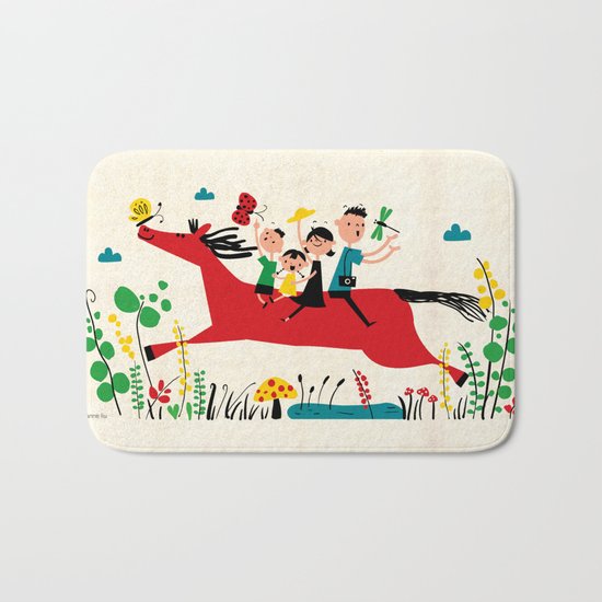 happy horse Bath Mat