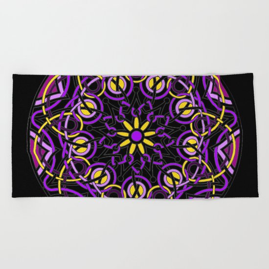 Mandhala Metamorphosis | Reiki | Meditation | Yoga Beach Towel