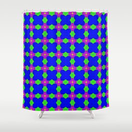 Abstract Wall Arts Collection Trendy Pastel Colors Creative Cover Design Shower Curtain