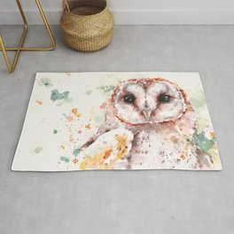 Australian Barn Owl Rug