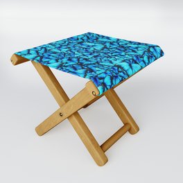 Peace of the Blue Butterfly Folding Stool