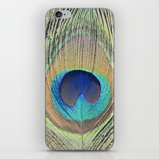 Peacock Feather No.2 iPhone Skin