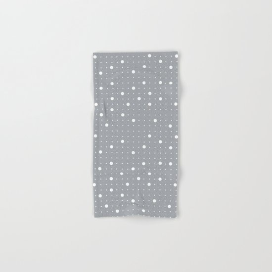Pin Points Grey Hand & Bath Towel