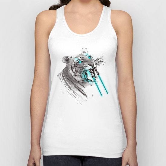 Saber-toothed Tiger Unisex Tank Top