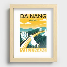 Travel Poster - Da Nang Recessed Framed Print