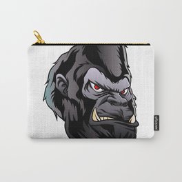 gorilla head illustration Carry-All Pouch