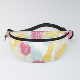 Abstract Paint Brush Strokes Fanny Pack