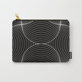 Geometric Lines Pattern Carry-All Pouch