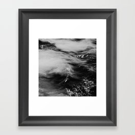 WAVES B&W Framed Art Print