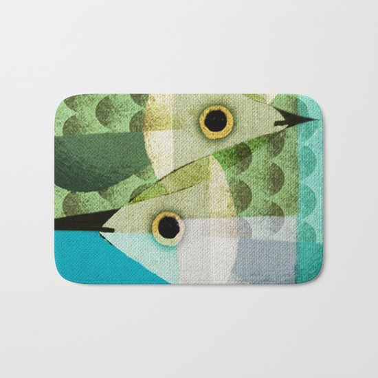 Fish Boxed Bath Mat