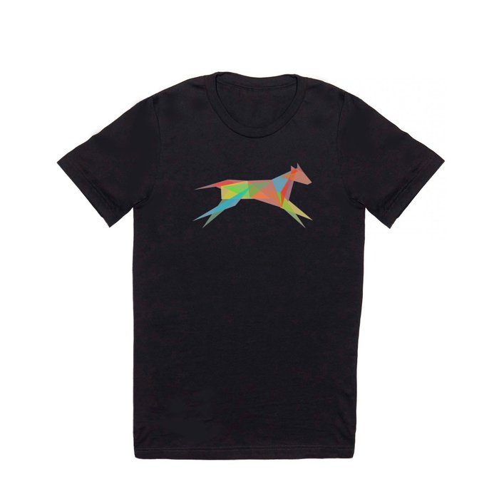 Fractal Geometric Dog T Shirt