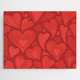 Hearts - Textured Jigsaw Puzzle