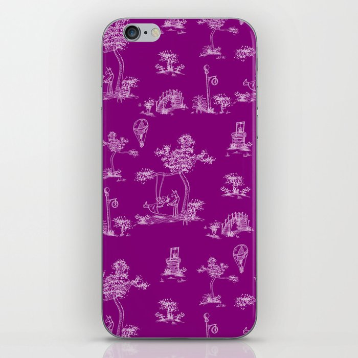 Toile Purple Unicorn iPhone Skin