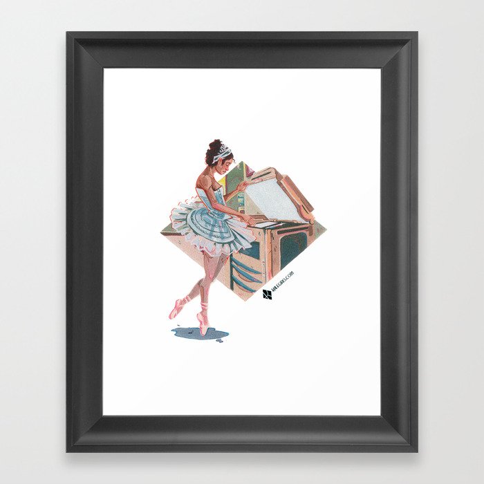 Ballerina - Broken Dreams Framed Art Print
