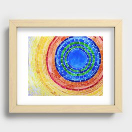 Eclipse Tribute to Alma Thomas  Recessed Framed Print