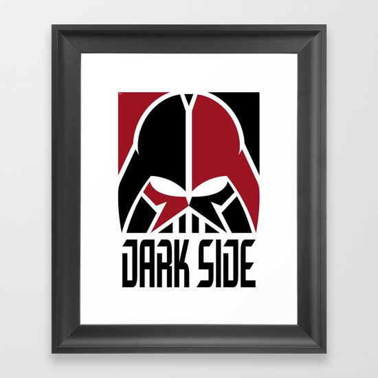 The Dark Side Framed Art Print