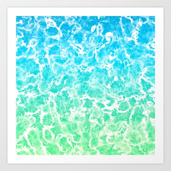 Ocean Vibes Art Print