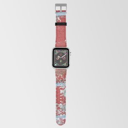 Texture background surface wallpaper red blue brick Apple Watch Band