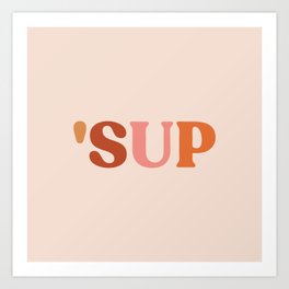 SUP Art Print