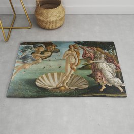 The Birth of Venus Area & Throw Rug