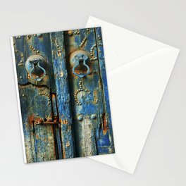 Old door blue of Tunis  Stationery Card