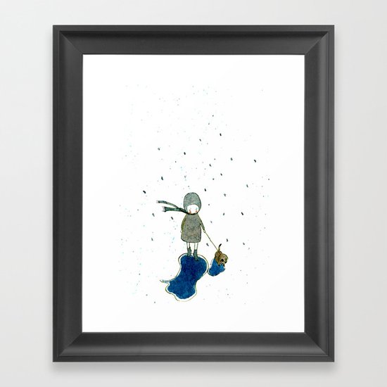 rainday Framed Art Print