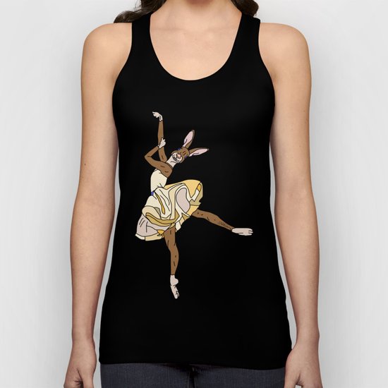 Bunny Rabbit Ballerina Tutu Unisex Tank Top