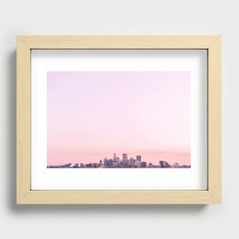 skyline Recessed Framed Print