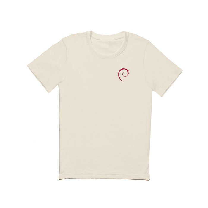 Debian Official Spiral Swirl Logo T-Shirt T Shirt