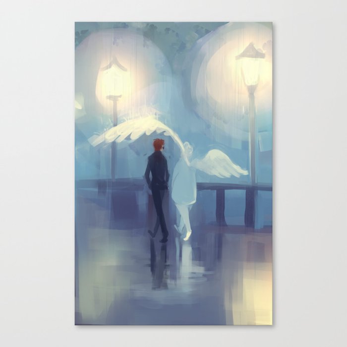 rainy day romance Canvas Print