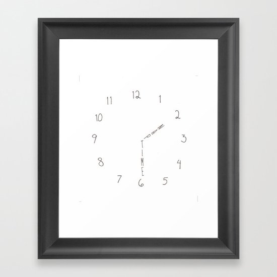 nap time Framed Art Print