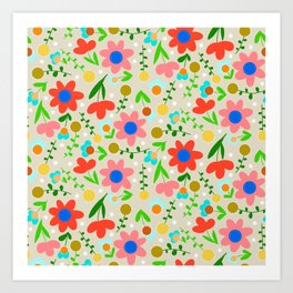 Floral Meadow Art Print
