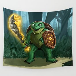 Turtle Paladin Wall Tapestry