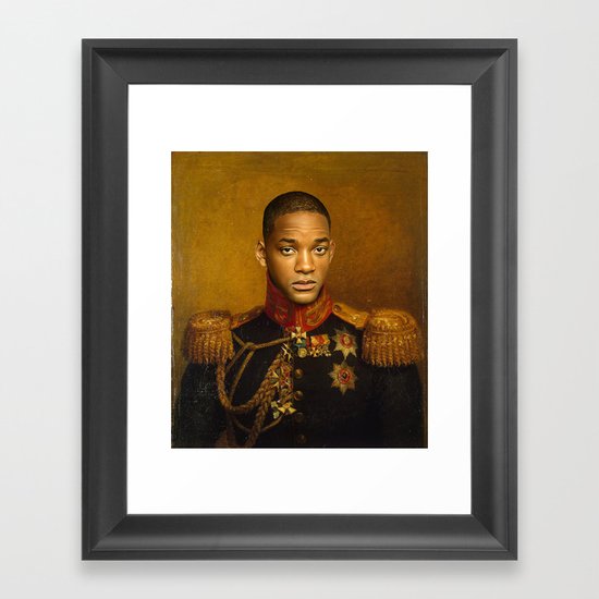 Will Smith - replaceface Framed Art Print