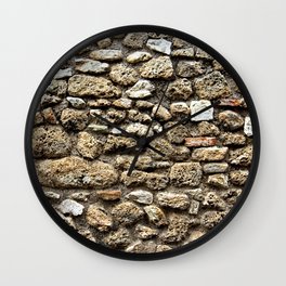 Ancient Roman Stone Wall Wall Clock