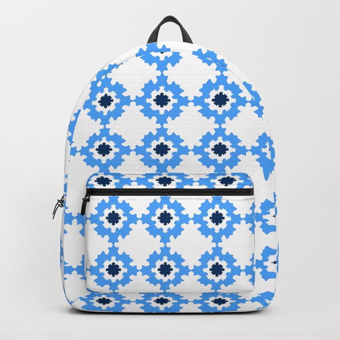 new optical pattern 91 : koch snowflake Backpack