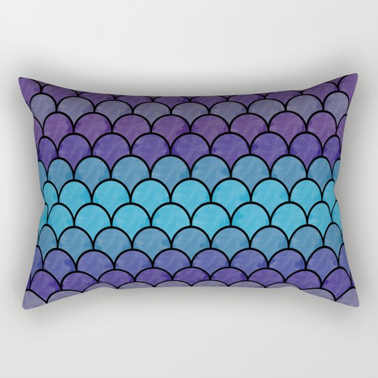 Watercolor Lovely Pattern C Rectangular Pillow