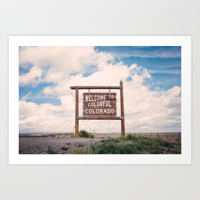Welcome to Colorful Colorado Kunstdrucke Welcome to Colorful Colorado Kunstdrucke