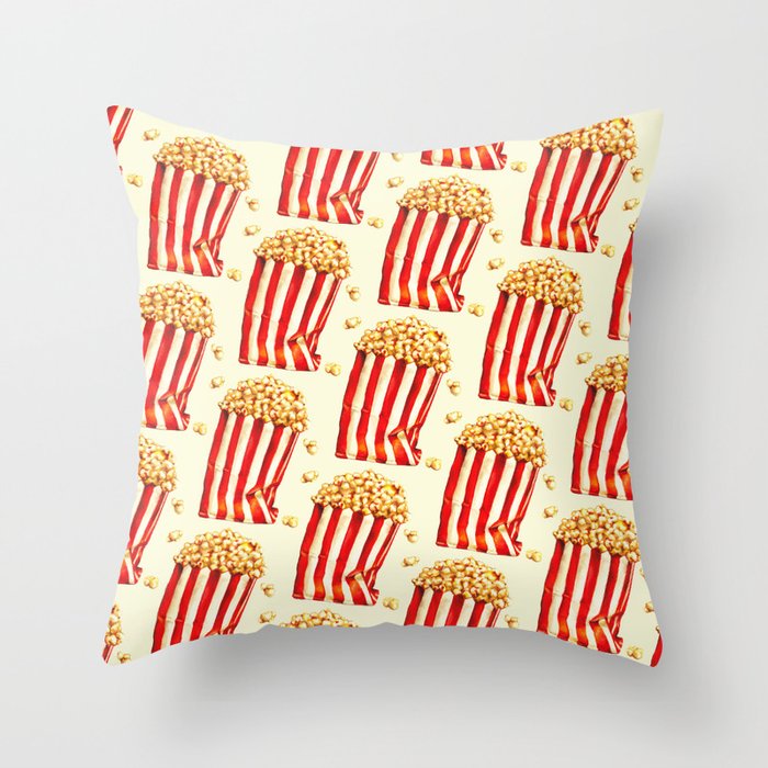 Popcorn Pattern Throw Pillow