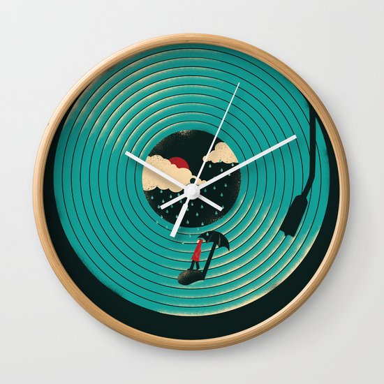 Songs for a Rainy Day Wall Clock