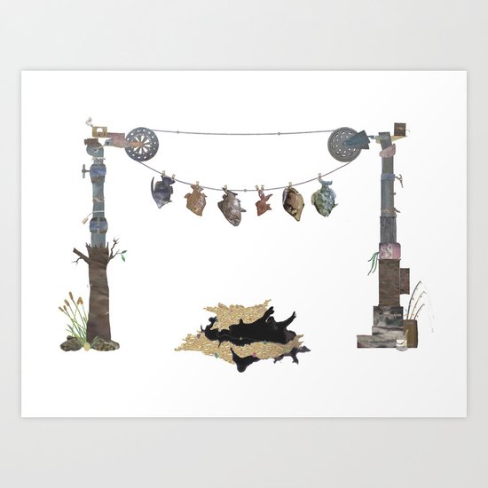 Took the Bait Art Print