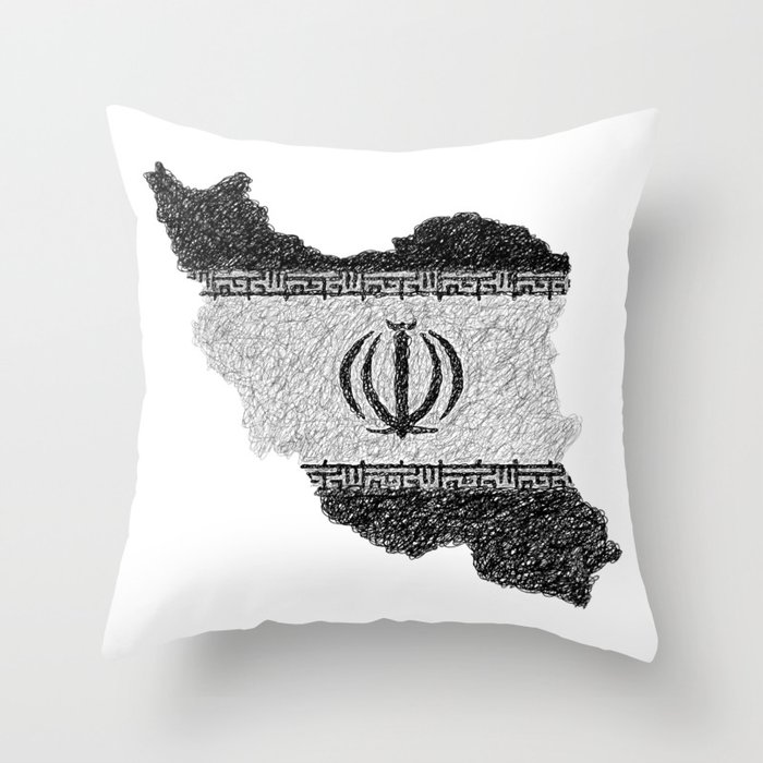 Iran Tehran Throw Pillow