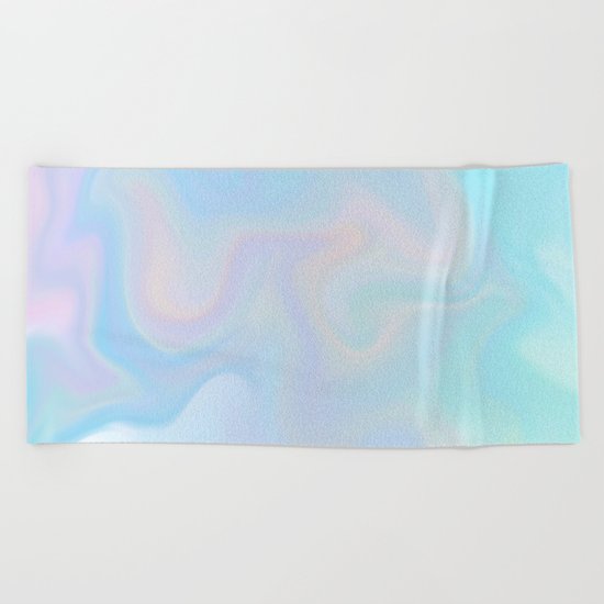 pastel marble Beach Towel