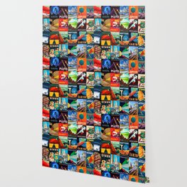 Retrofuturism Wallpaper For Any Decor Style Society6