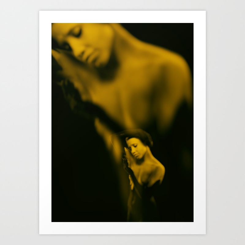 Abstract Background Nude Woman Posing Sculpture Statue With Body