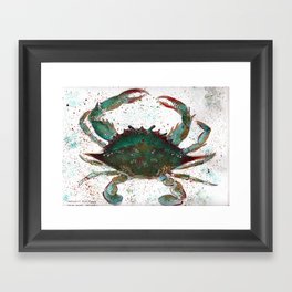 Crab Framed Art Print