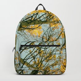 Under the trees Backpack | Leaves, Under, Natural, Up, Leaf, Yellow, Tree, Photo, Nature, Trees 