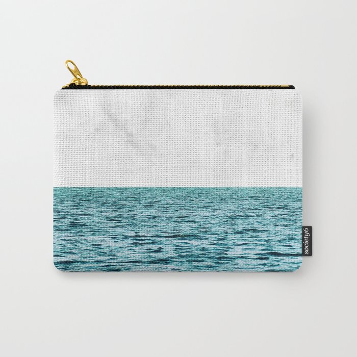 Ocean + Marble || #society6 #decor #buyart Carry-All Pouch