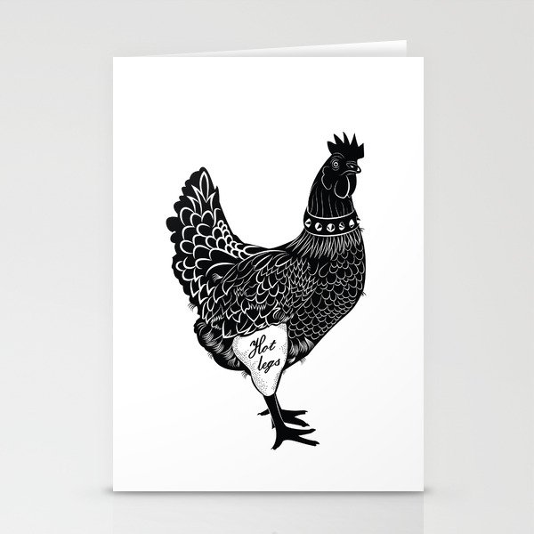 The Punk Chicken Stationery Cards